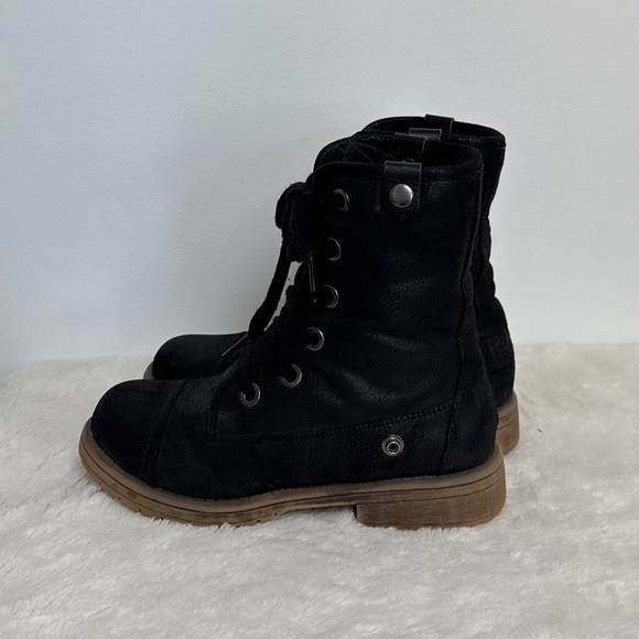 ROXY - girls 4 youth - Bruna roll down boot. Black - Picture 9 of 16